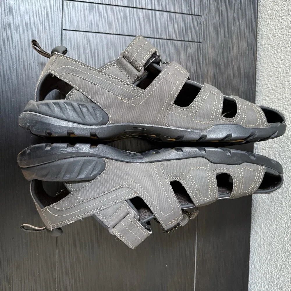 Teva Shoes Mens Size 12 1001116 Closed Toe Sandals‎ ShocPad Brown Outdoor Hiking